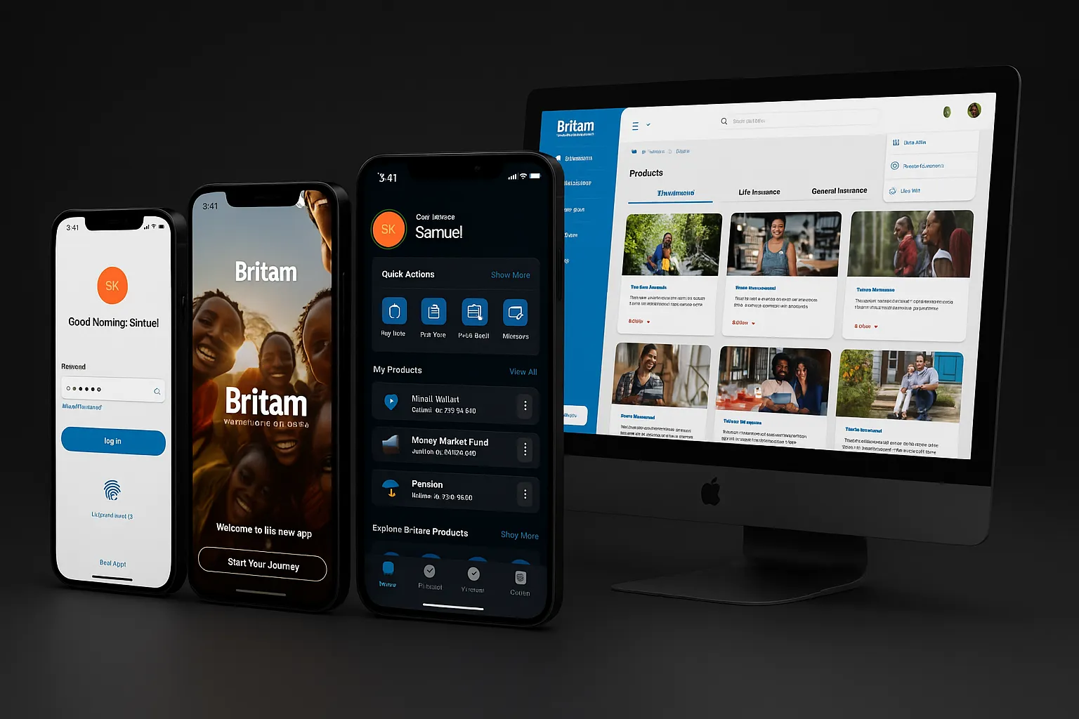 Britam Customer App screenshot