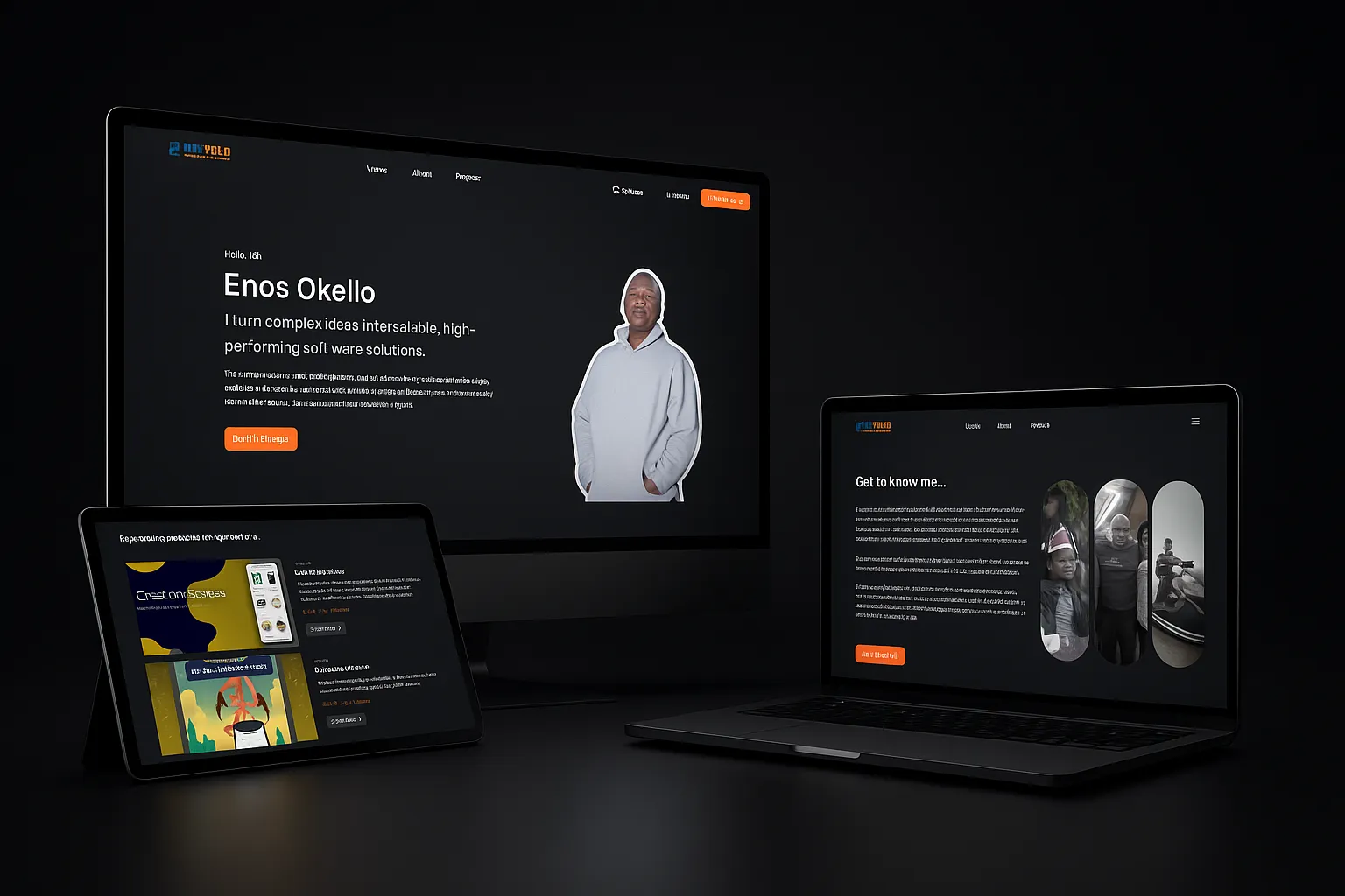 Enos Portfolio screenshot